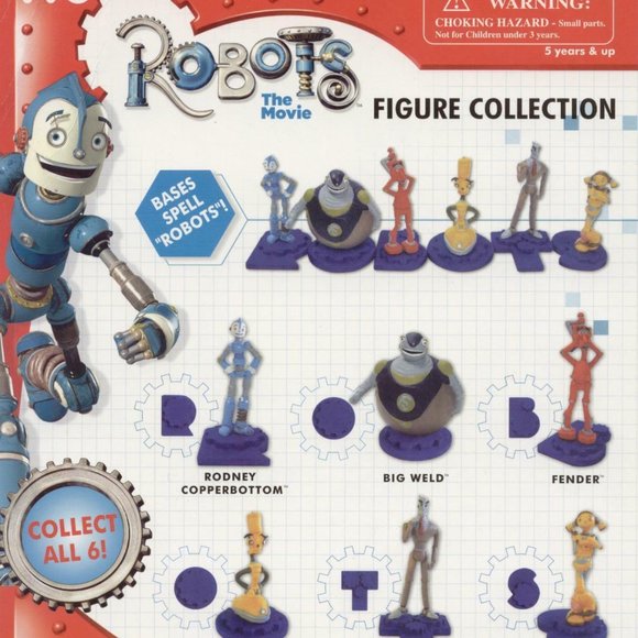 Robots The Movie 2005 - Fender - Vending Machine Toys Tomy Yujin - Picture 3 of 3